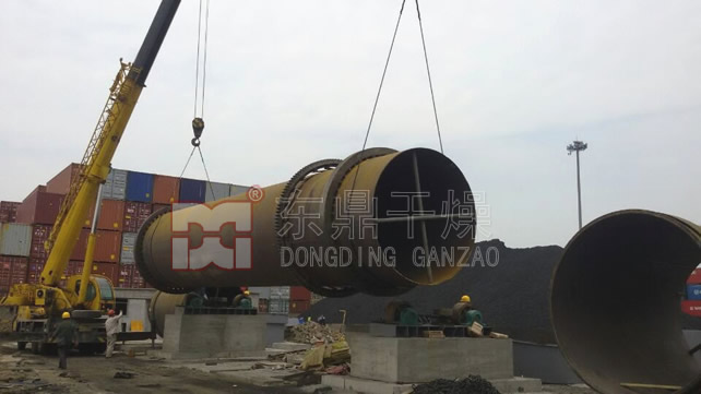 江蘇大型煤泥烘干機現場