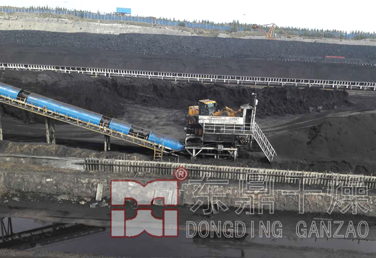 煤泥烘干機托管現場