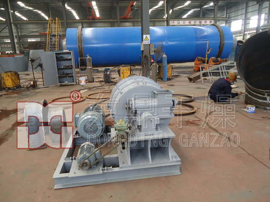 山東菏澤煤泥烘干機項目改造